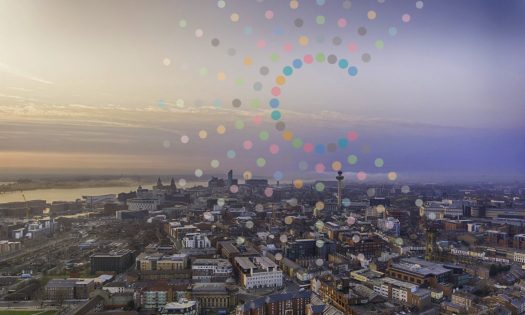Skyline Image of Liverpool and Culture Network Logo